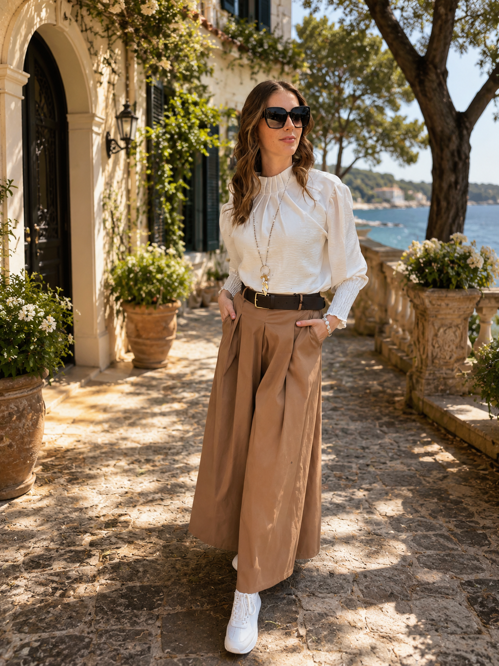 ⚪⚫ Glitterblouse – Zwart & Wit