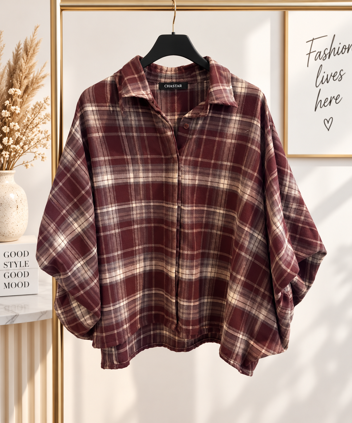 Ruiten oversized hemdjes