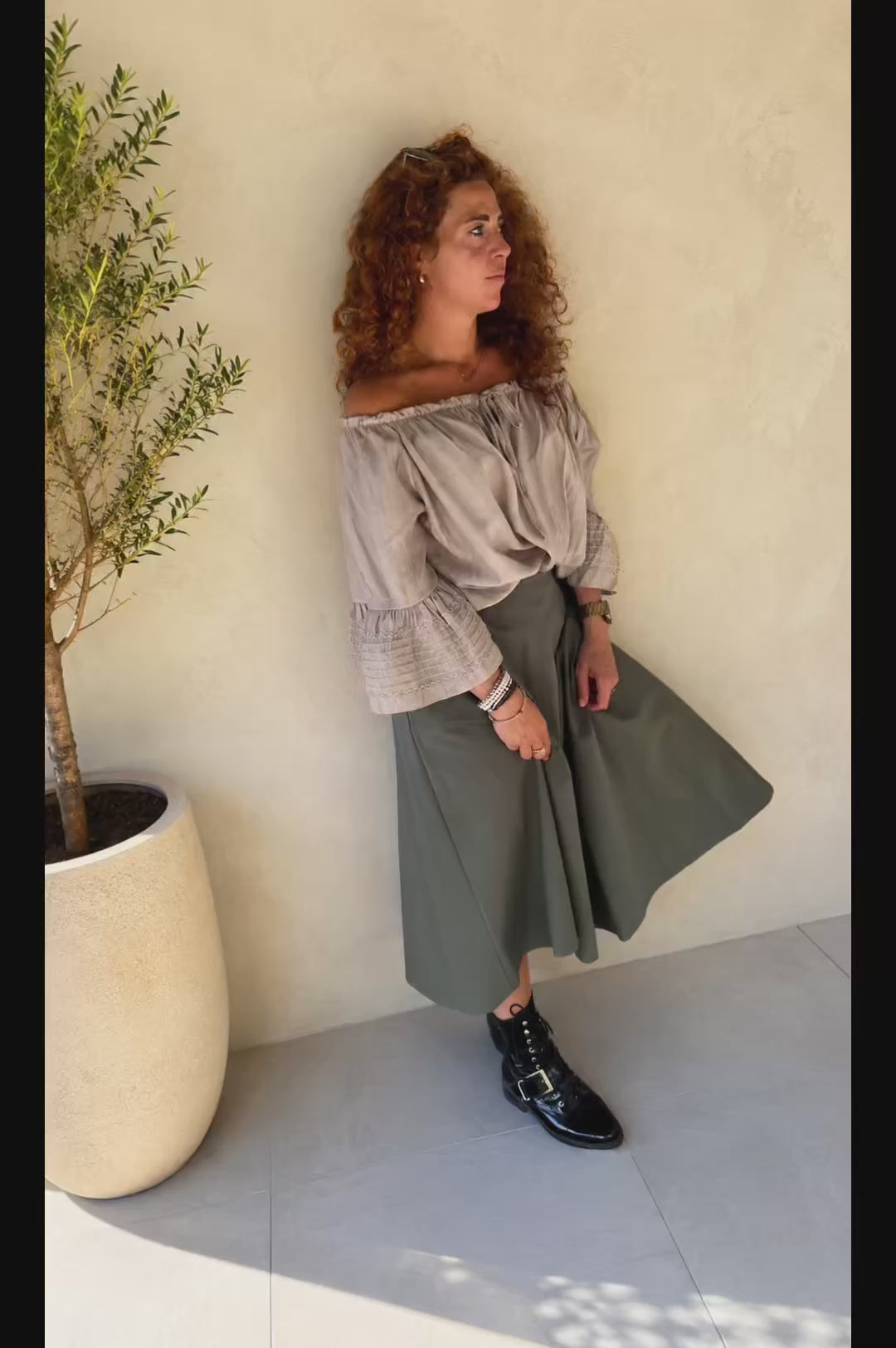 Mooie off shoulder bloes
